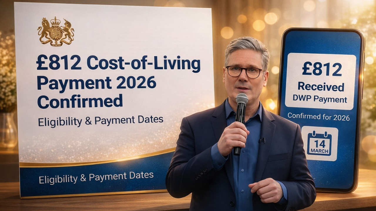 £812 Cost of Living Payment 2026 Confirmed – Eligibility & Payment Dates
